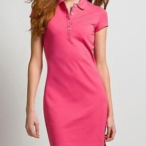 Lacoste Fuschia Shirt Dress size 34 XS